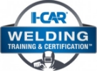 i-car welding collision repair logo