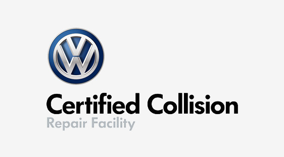 volkswage certified collision repair logo