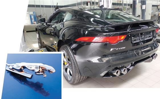 jaguar certified collision repair car