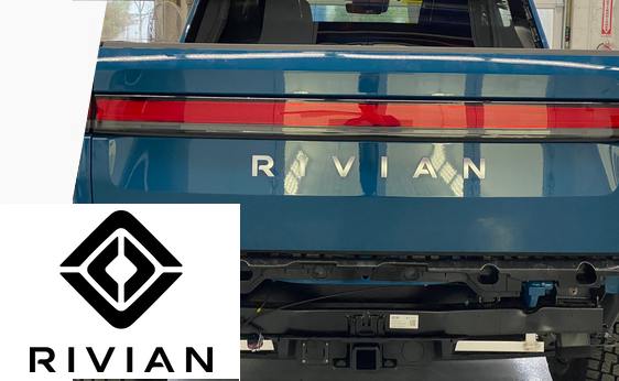rivian certified collision repair truck