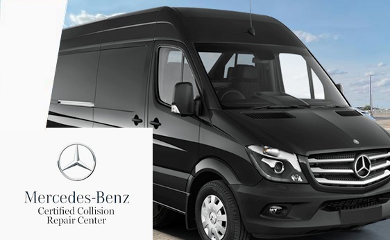 sprinter certified collision repair van