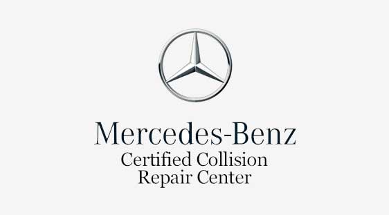 Mercedes-Benz body shop certified logo